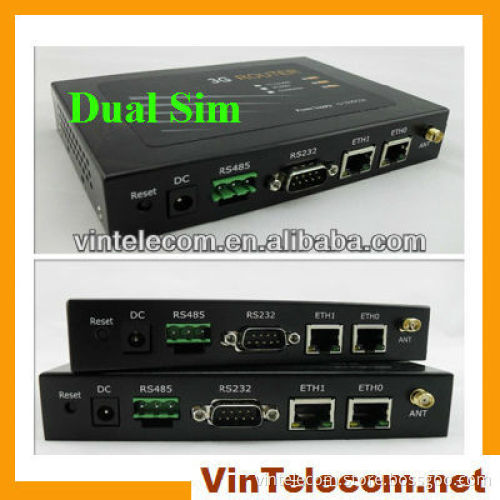 Industrial 3g router /VIN-S1901 3G Router Dual SIM cards / DTU